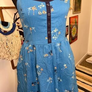 LC Lauren Conrad Blue dress- size 8